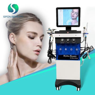 China Newest Hydra Smart Oxygen Exfoliators Hydrofacials Multifunctional Jet Water Peeling Beauty Machine With Skin Analyze for sale