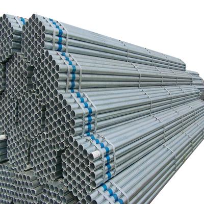 China Liquid Pipe Q235 Q345B Galvanized Round Square Rectangle Mild Steel Pipe Tube Seamless for sale