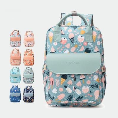 China With USB Diaper Bag Backpack For Baby Fortus Pattern Mother Waterproof Diaper Bag Large For Female Parent Backpack for sale