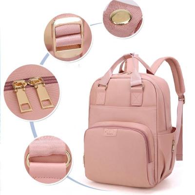 China With Babi Bag Travel Backpack Baby Stylish Waterproof Wholesale Backpack Mommy Mum New USB Diaper Bag Diaper Bags For Mother for sale