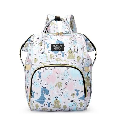 China With Backpack Multifunctional Mummy Nappy Diaper USB Mommy Baby Travel Changing Bag for sale