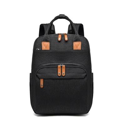 China With USB Waterproof Baby Diaper Bag Backpack Mommy Custom Portable Maternity Diaper Large Capacity Changing Bag for sale