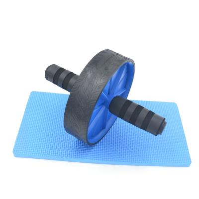 China Home Use Hot Sale Gym Fitness Ab Roller Home Abdominal Wheel Single Wheel For Woman And Man Exercise Set With Knee Pad for sale