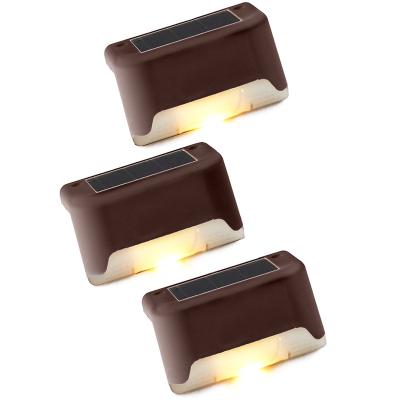 China Garden Set of 3 Waterproof Outdoor Solar LED Deck Lights, Outdoor Solar Step Lights for sale