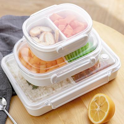 China New Design Viable Wholesale Microwave Oven Usable Plastic Fruit Box Food Storage Box for sale