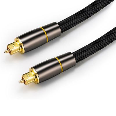 China Game Player SPDIF Output Cable 24K Gold Plated Optical Digital CableS/PDIF Voice Line With Metal Connector Grommets PVC Jacket For DVD for sale