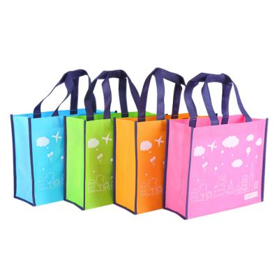 China Eco BIODEGRADABLE Reusable Grocery Packaging Tote Non-Woven Shopping Bag Supermarket Shopping Bag High Quality Clothing Packaging Bags for sale