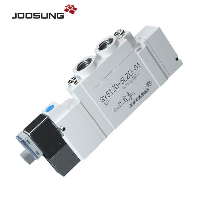 China Factory DC 24V 5 Port 2 Positions SY5000 Series Pneumatic Solenoid Valve for sale