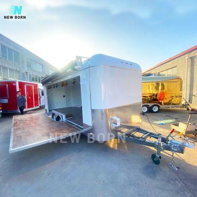 China Customized NEWBORN mobile toilet trailer QD vegetable processing plant portable toilet portable toilet trailer on sale for sale