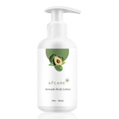 China OEM Custom Private Label Afcare Organic Body Cream Moisturizer Moisturizing Avocado Whitening Body Lotion for sale