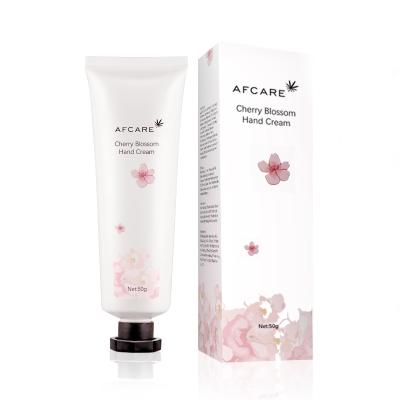 China Private Label Hand Care Beauty Natural Flower Anti Aging Moisturizing Smoothing Hand Cream for sale