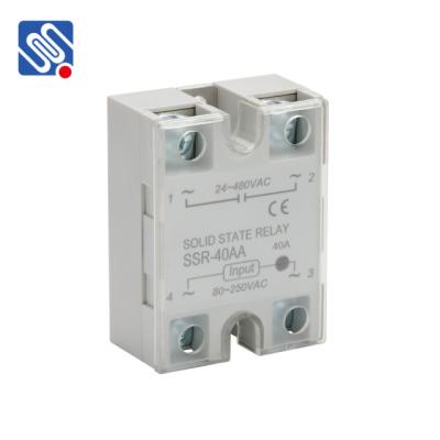 China Meishuo SSR-40AA Sealed AC to AC 10A SSR Single Phase 12v Solid State Relay for sale