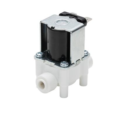 China MEISHUO FPD360AX Micro Home Kitchen DC 12v DC Mini Normally Closed Plastic Quick Connect Water Solenoid Valve for sale