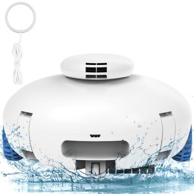 China OEM Cordless Rechargeable Logo Automatic Electric Cleaner Pool for Pool Robot 300*300*186mm for sale