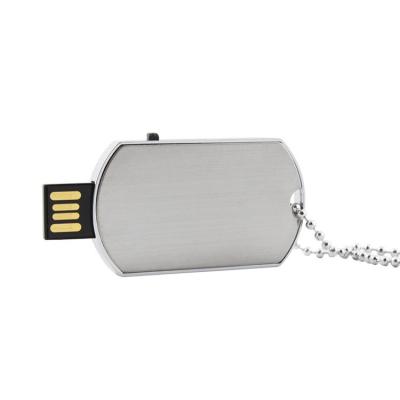 China Wholesale Metal USB Flash Drives 8GB Cheap Dog Tag Metal USB Drive For PC for sale