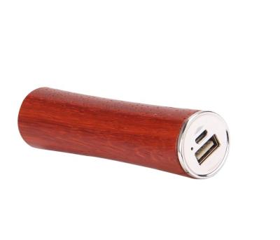 China Custom logo wood material wood power bank 3000-4000 (mah) bamboo power bank for sale