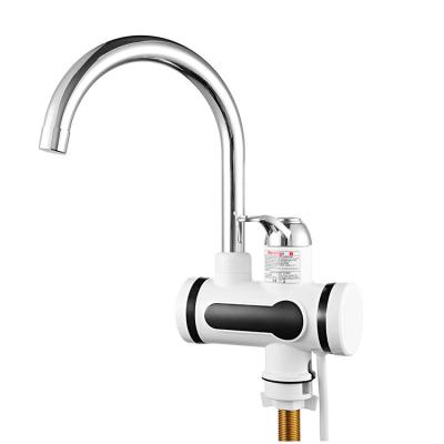 China High Quality Led Electric Water Hot Heater Tap Instant Hot Cold Water Kitchen Digital Temperature Display Thermostatic Faucets for sale