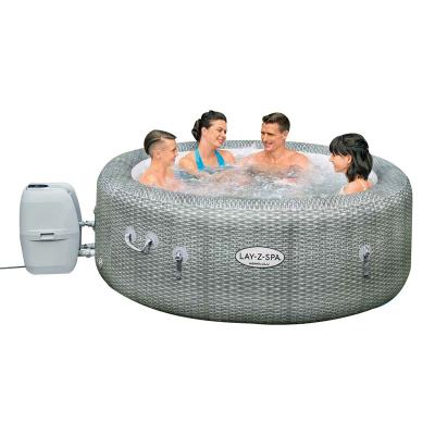 China Contemporary HOT SALE BESTWAY LAY Z SPA AIRJET MASSAGE LED HONOLULU HOT TUBE INFLATABLE MODEL 4-6 PERSON for sale