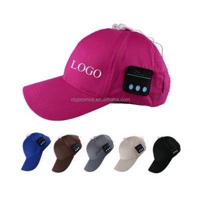 China JOINT Custom Baseball Cap Sun Hat Earphone Wireless Headset With Logo for sale