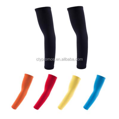 China Antibacterial Custom Printed Protective Outdoor Sports Football Compression Arm Cooling Sleeves for sale