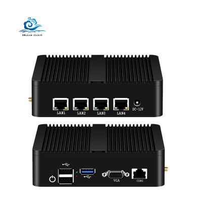 China Pfsense Celeron J1900 Mini Firewall Hardware PC With CPU Original Wireless WIN H30A-N2810 Rohs 4 LAN 2GB RAM 16GB SSD USB Status Support AES for sale