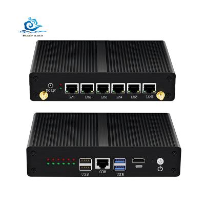 China HLY Firewall Appliance Mini Core 2955U i5 i3 5010U 6 Gigabit Ethernet i211 NIC 3G 4G LTE WiFi Pfsense AES-NI VPN Router PC H34 6LAN 5010U for sale