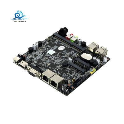 China Dual LAN Quad-Core Desktop Motherboard With J2900 J1900 Mini Processor RS232 SATA VGA MSATA PC Mainboard for sale