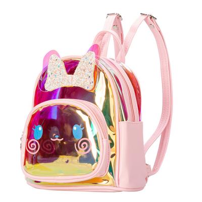 China New Arrival Fashion Laser Kindergarten Bag Waterproof Kids Backpack School Bag for sale