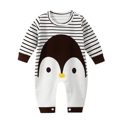 China 100% Cotton Baby Short Sleeve Newborn Boys Girls Long Sleeve Rompers for sale