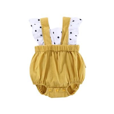 China Short Sleeve Baby Girl Summer Fashion Short Romper For Girls for sale