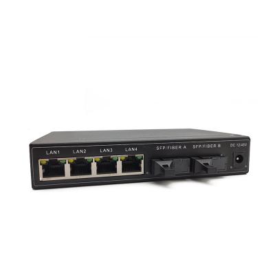 China Original POE management 4 ports 10/100/1000Mbps 12 GE poe ftth POE switch gigabit for sale