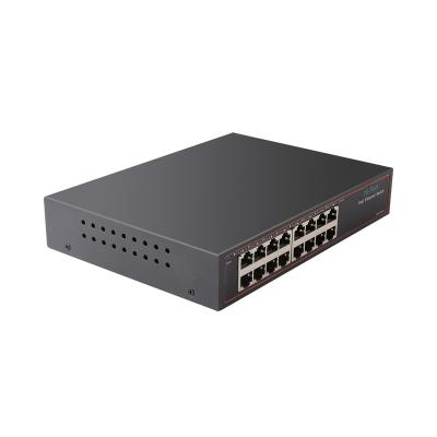 China 16 Stackable Port 100m+2port 1000m+1sfp Poe Switch for sale