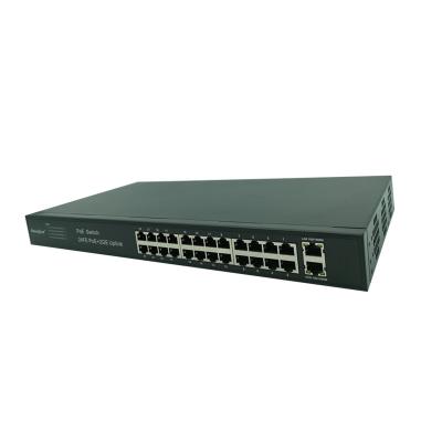 China POE wholesale price ethernet fiber network switches 24 port gigabit 24 port sfp switches 1000mbps poe for sale