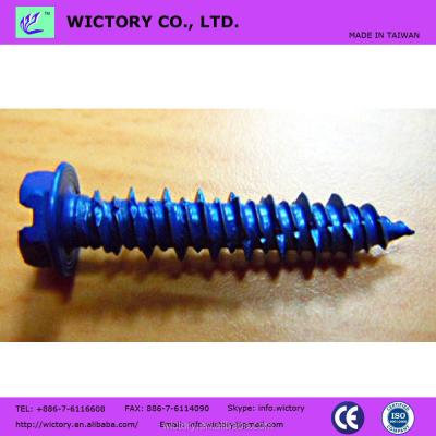 China CONCRETE SLOT HEX HEAD MASONRY SCREW Fasteners for sale