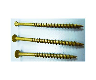 China Flat BUGLE T25 THREAD T-17 RAW DECKING SCREWS CERAMIC HOURS (GLOSSY) TAN 1500 SST ACQ Taiwan for sale