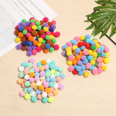 China DIY Handcraft High Elastic Handmade Sewing Kids Toy Wedding Christmas Decor Pom Poms Ball Soft Craft Supplies DIY for sale