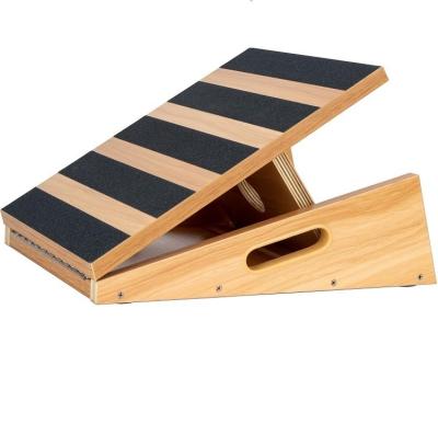 China Professional Wooden Slant Board Incline Calf Stretch Board for Art Rehabilitation for sale