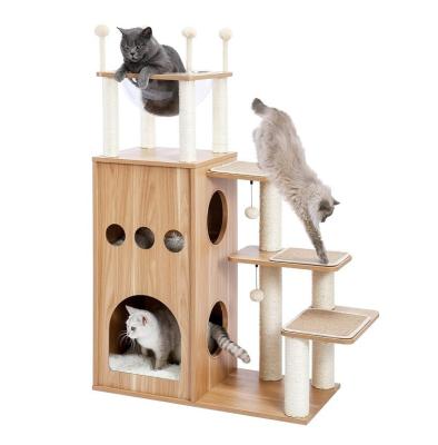 Китай OEM ODM приемлемый прочный Фриско замок Cat Tree Tower Modern 51 Extra Tall Cat Condo продается