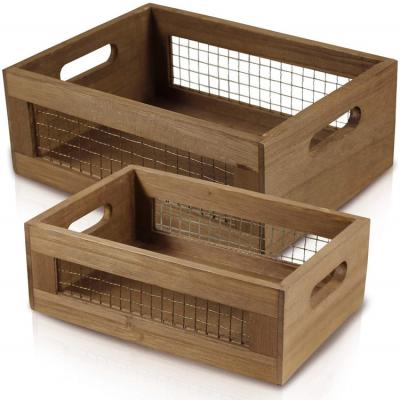 China Polished Wooden Dog Crate with Tray for Storing Sundries and Fruits in Europe's Style for sale