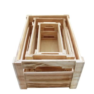 Cina Casse di frutta in legno robuste e durevoli 21x10x10cm 21x10x11.2cm 31.2x20.3x14cm per frutta in vendita