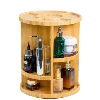 Cina Regolabile Vanity Makeup Holder Rack Cosmetici Display Box di archiviazione con logo personalizzato accettabile in vendita