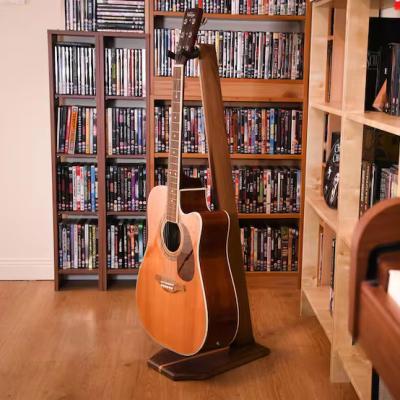 China Storage Holders Racks Wood Vertical Guitar Stand for Acoustic and Electric Guitar for sale