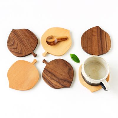 China 10X0.9cm Custom Sublimation Coasters For Drink Round Bamboo Wood Coaster Mats Pads for sale