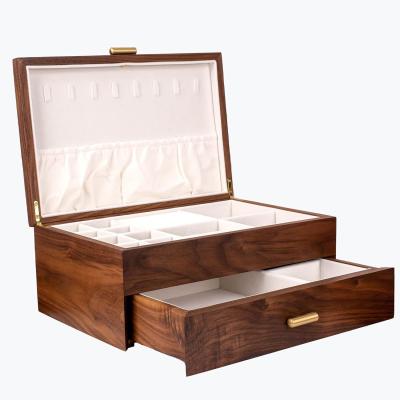 China Rectangle Custom Order Solid Wood Bracelet Watch Display Handmade Jewelry Storage Box for sale