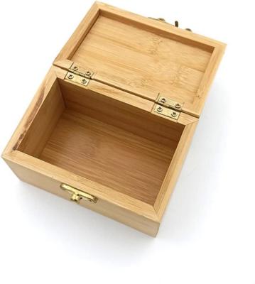 China Wooden Bamboo Jewelry Storage Drawer Organizer with Sliding Lid Earring Storage Case for sale