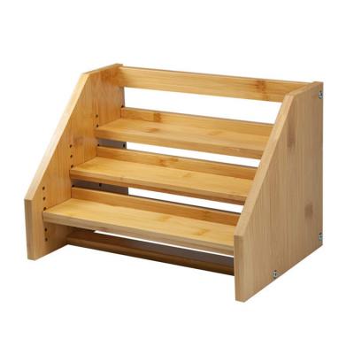 China Organic Rectangular Bambú Armário Organizador Prateleiras 3 espessura de fio Largura média à venda