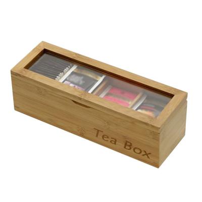 China Handmade and Customizable Solid Wood Bamboo Tea Gift Box Packaging for OEM ODM Orders for sale