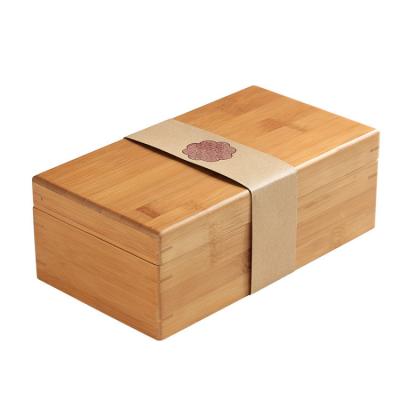 Chine Boîtes de rangement en bambou biodégradables faites à la main Boîtes cadeaux artisanaux en bambou ou en bois sur mesure à vendre