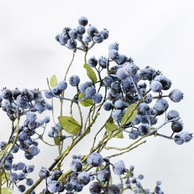 China Kerstbessen Stem Kunstmatige planten Rode en blauwe bessen voor alle feesten Gelegenheid Te koop