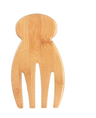 Chine Ensemble de 2 mains de salade en bois de bambou parfait pour lancer et servir des pâtes de salade et plus à vendre